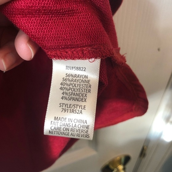 Max Studio Bell Sleeves Red Dress, Size Small, NWT, 🌺HP🌺 - Picture 5 of 6